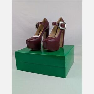 Bottega Veneta Mostra Pumps Club Nappa - Cherry